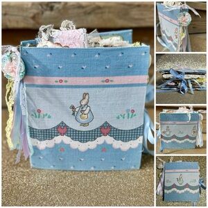 Easter Themed Junk Journal with vintage ephemera